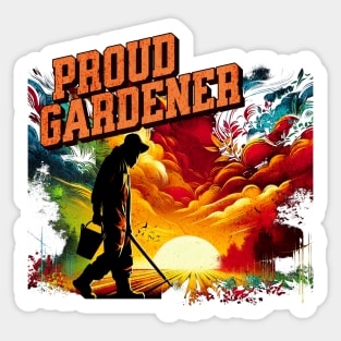 Proud Gardener Untold Heroes Design Sticker